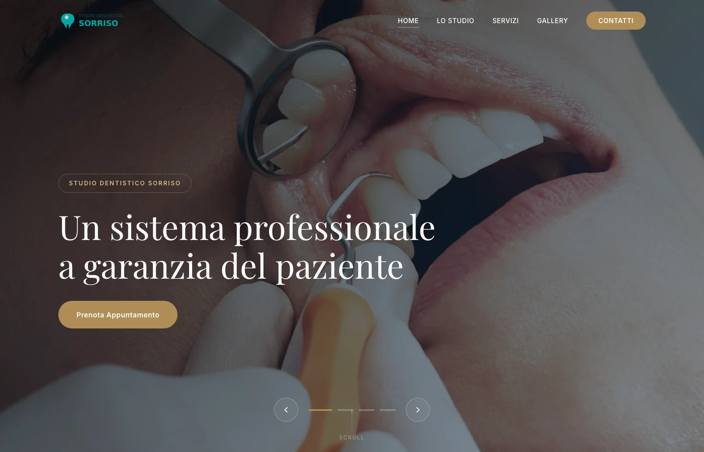 Studio Dentistico Sorriso — Preview del sito