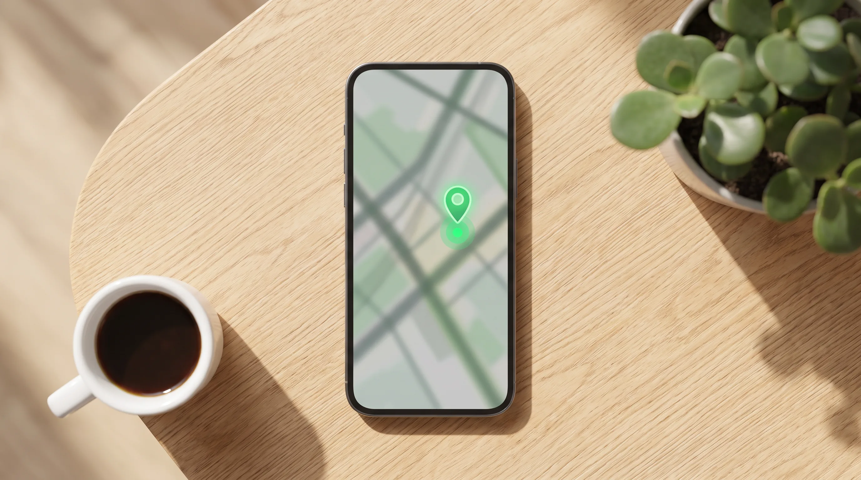 Ricerca di un'attività locale vicino a sé sullo smartphone